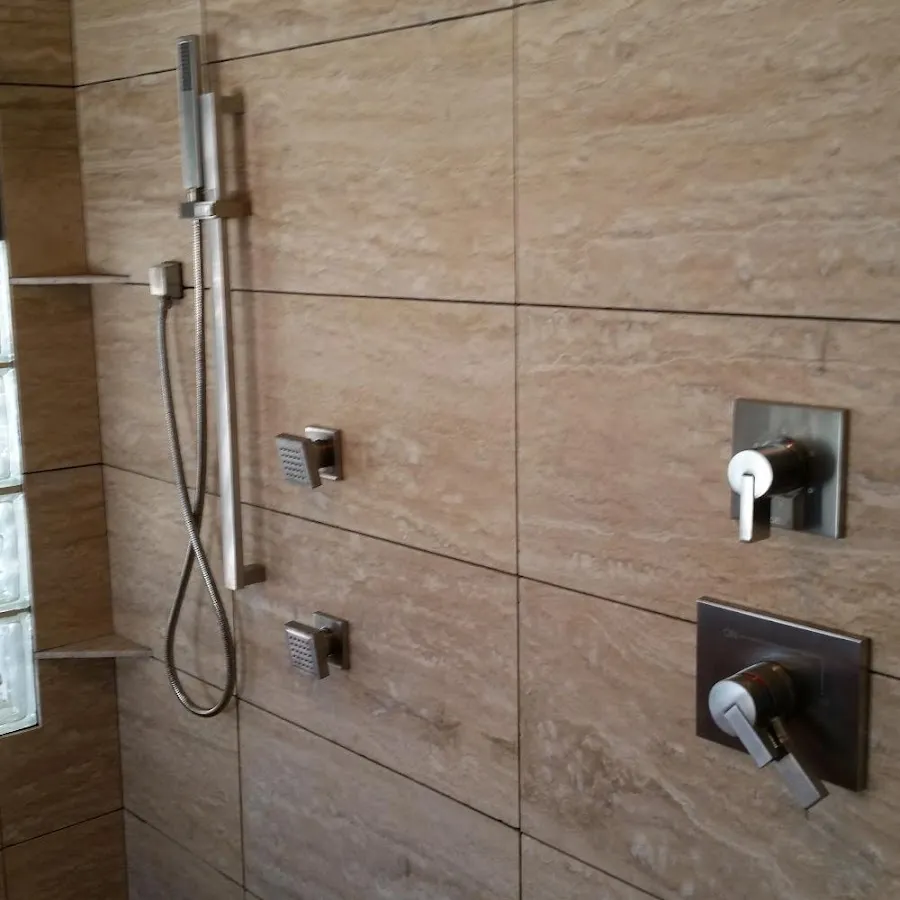 Shower fixture installation for Water Heater Replacement in Anamosa
